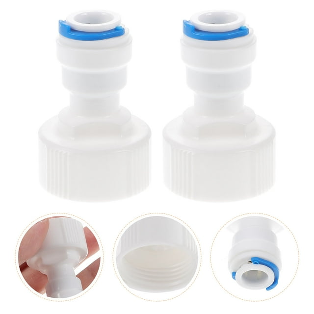WHAMVOX 5Ud Adaptador De Plomería 3 Cuarto Npt A 3 Octavos Con Conexión Push Fit Para Tubería