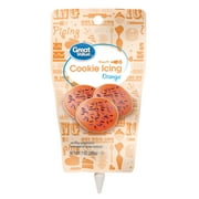 Great Value Cookie Icing, Orange, 7 oz