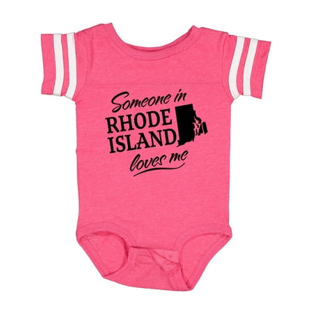 

Inktastic Someone in Rhode Island Loves Me Gift Baby Boy or Baby Girl Bodysuit
