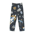 thumbnail image 4 of Fotbe Men'S Space Carsclassic Pajama Pants With Elastic Waist And Drawstring Pockets，Pajama Pants Mens Lounge Pants Super Soft, 4 of 9