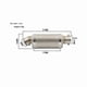 thumbnail image 2 of 38-51MM Universal Yoshimura Motorcycle Exhaust Escape Muffler DB Killer Moto Pipe Motorbike 100cc-1000cc ATV GP Scooter, 2 of 5