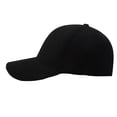 thumbnail image 7 of Sewkxo Adult Plain Baseball Cap Hat Classic Adjustable Size for All Seasons,Black One Size, 7 of 7