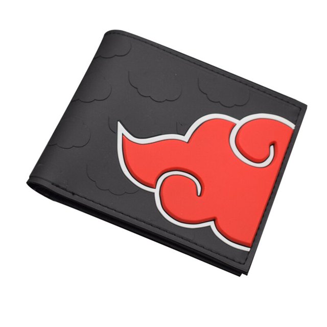 Anime Naruto Silicone Wallet for Women Men Bank ID Card Holder Premium Card Clip Bag Cartoons Cosplay Short Wallets Toys Gifts Gao Jinjia LED