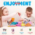 thumbnail image 5 of Sensory Play Sand Set 5 Colors 31 Molds & Tools - Large Arts & Crafts Gift – No Mess Sensory Bin for Girls & Boys –Sandbox Activity Playsand Birthday Gift Kids 3 4 5 6 7 8 Years Indoor Outdoor Fun, 5 of 8