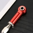 thumbnail image 3 of OULII Red Aluminum RC Car Rod Linkage Adjustable Turnbuckle Rods for 1/10 RC Car Upgrade 6Pcs 71mm, 3 of 4