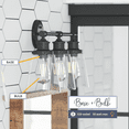 thumbnail image 4 of Prominence Home Helenah Three Light Bath Vanity in Matte Black, 4 of 6