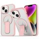 thumbnail image 1 of For iPhone 15 Plus 14 Plus Case Compatible with MagSafe PC + TPU Phone Cover with Kickstand - Dark P, 1 of 1