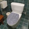 thumbnail image 3 of Toilet Lid Cover for Bathroom Velvet Soft Toilet Lid Seat Cover Washable Machine Toilet Lid Cover with Elastic Bottom Fits Most Toilet Lids(Bright Colors), 3 of 7
