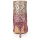 thumbnail image 3 of Botines Punta Puntiaguda Con Purpurina Tacón De Aguja Brillantina Para Mujer rosa beis 35, 3 of 6