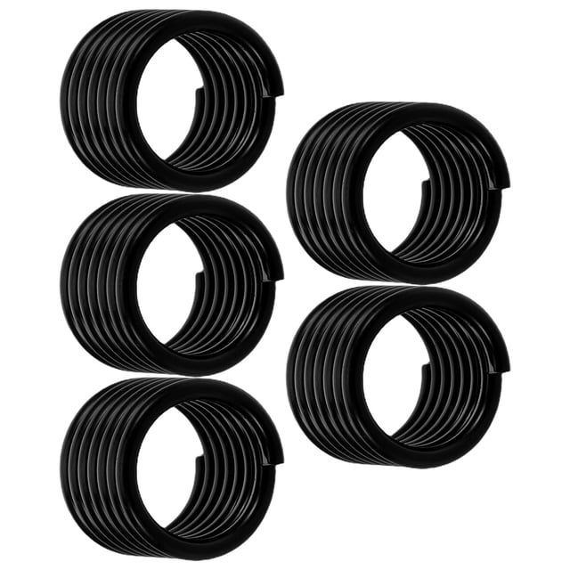 Raindrops 5 Pcs Pièces de Rechange pour Compresseur d'Air Ressorts Noirs pour Buse de Gonfleur de Pneus Installation Facile