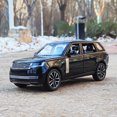 thumbnail image 2 of 1:24 2022 Land Rover Range Rover SV SUV Alloy Model Car Toy Diecasts Casting Sound and Light Car Toys For Children Vehicle C523 Black With box, 2 of 6