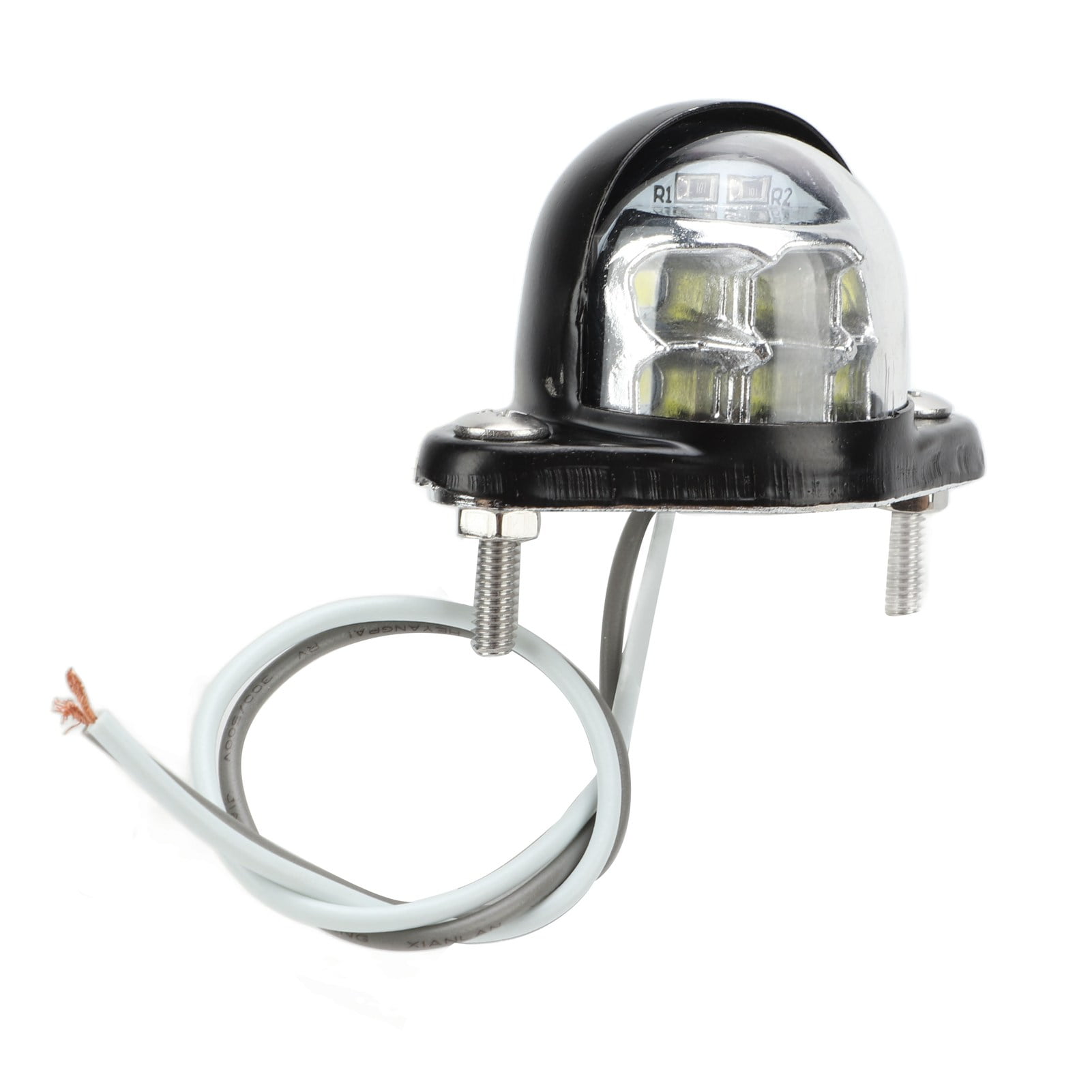 FAGINEY License Plate Lamp,Universal LED License Tag Light Number Plate