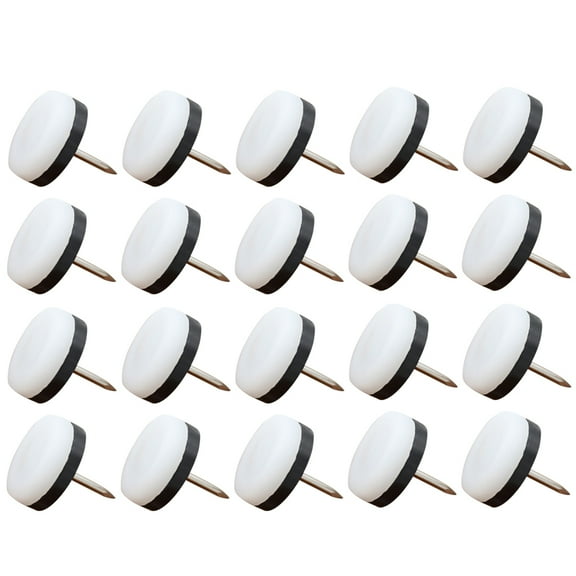 YUYUETIME Non Skid Nail Mat Pads White Nylon 50Pcs 1.1X1.1In