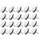 thumbnail image 4 of GOOHOCHY 50 almohadillas antideslizantes para patas de muebles, mesas y sillas de 22 mm, para suelo de madera, protectores para el hogar (blancos), 4 of 8
