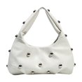 thumbnail image 3 of Women's Stylish Messenger Bag Waxed Leather Shoulder Handbag with Zippered Pockets for Work Travel Shopping, 3 of 3