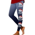 thumbnail image 2 of MKLEKYY Leggings para mujer, leggings con estampado navideño festivo para mujer, pantalones de yoga de cintura alta, mallas deportivas cómodas para fitness y entrenamiento, 2 of 4