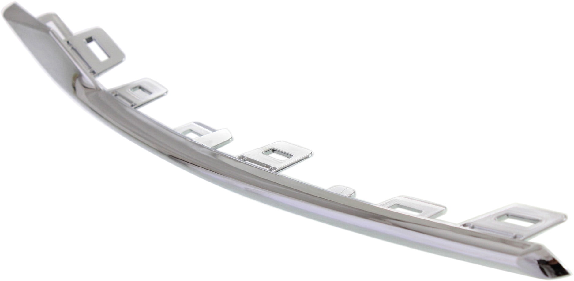 Bumper Trim Compatible With 2014-2017 Honda Odyssey Front, Left Driver Side, Upper Chrome