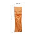 thumbnail image 3 of Escalada Saco de dormir portátil de una sola sábana para acampar transpirable para mochileros (naranja), 3 of 7