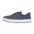 thumbnail image 7 of MaCae Unisex Knitting Lace Up Fashion Shoe With Unique Sole, Shoes for Teens, Knit Shoes, Flat Sneakers, Comfortable Fashion Shoes - Navy Mesh/Macaws, 7M/9W, 7 of 7