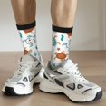 thumbnail image 6 of Cauagu Various Turtle Print Crew Socks for Women and Men,Adult Athletic Running Socks 1-Pair Sports Socks Work Gear Socks with Moisture Wicking, 6 of 6