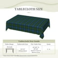 thumbnail image 6 of Rectangle Table Cloth, Clan Colquhoun Scottish Tartan Plaid Resistant Washable Tablecloth Decorative Table Cover for Dining, Indoor and Outdoor, 6 of 6