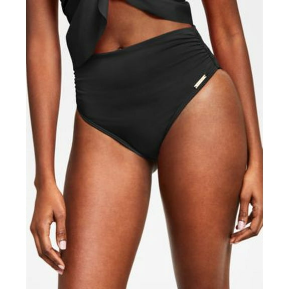 Vince Camuto High-Waisted Bikini Bottoms Green XS