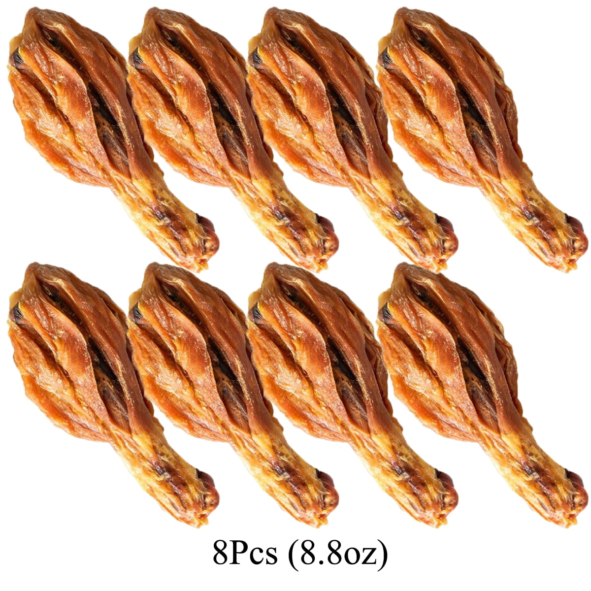 All Natural Dried Chicken Leg Dog Treats for Small, Medium, & Large Dog - No Artificial Flavors, Healthy, High Protein Make the Perfect Positive-Reward Training Treats for Dogs.8pc
