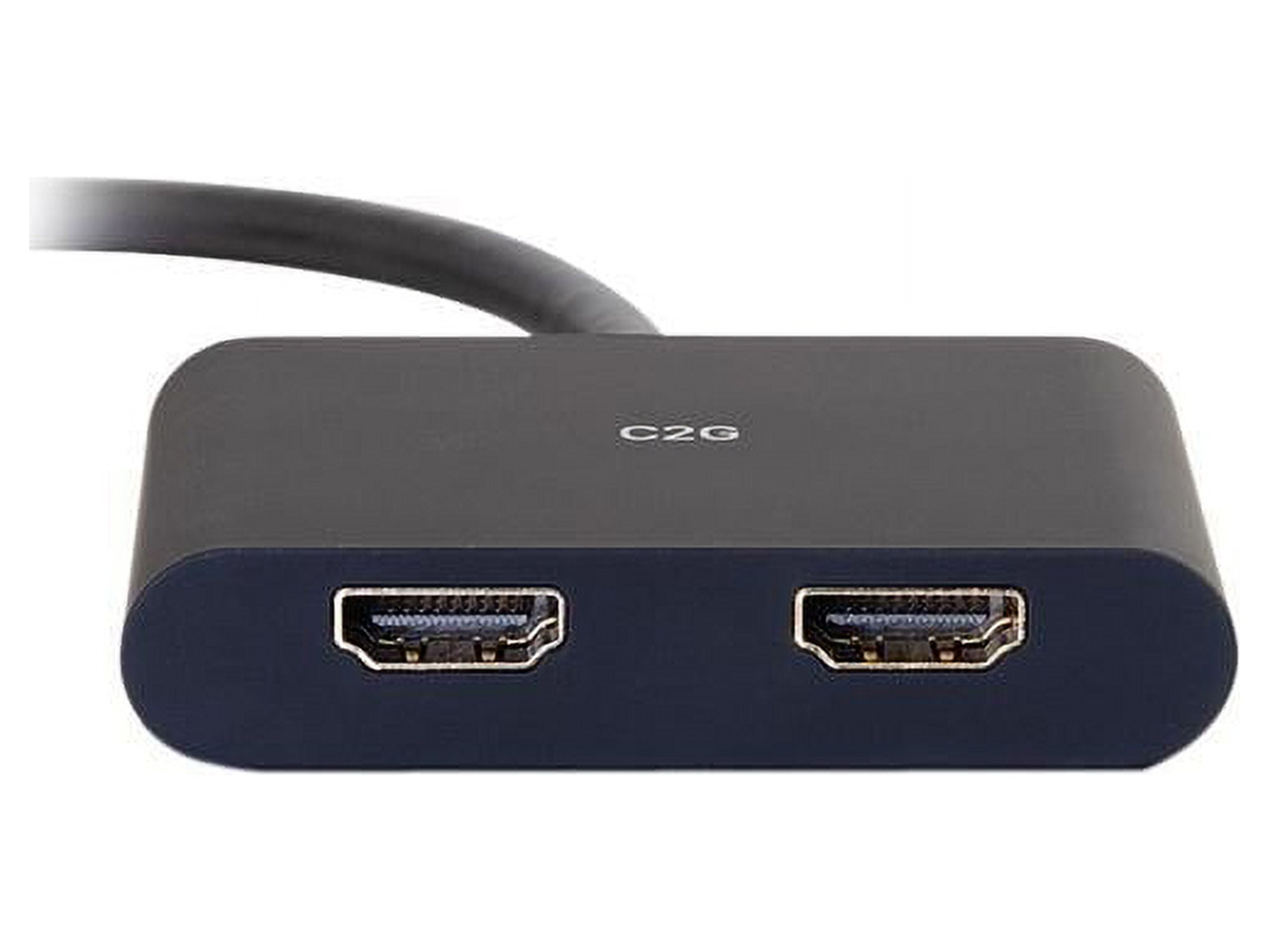2-port C2G DisplayPort to HDMI Monitor Splitter - 2 Port 4K HDMI MST Hub -  Video/audio splitter - 2 x HDMI - desktop