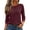 04Wine, variant on ASDFVBKG Long Sleeve Shirts for Women Crew Neck Basic Tee Fashion Womens Tops Light Green L