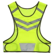 Anself Outdoor Sports Running Reflective Vest Adjustable Lightweight Mesh Safety Gear