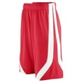 thumbnail image 2 of Augusta Sportswear M TRIPLE-DOUBLE GAME SHORTS Red/White 1045, 2 of 2