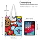 thumbnail image 5 of BT21 Bolso de tela con estampado de lienzo para mujer, bolsa de compras reutilizable y estética, con cremallera interior, regalo para mujer, 35 × 40 cm., 5 of 6