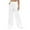 White-05, variant on REALiKUN Cotton Linen Pants Women Bootcut Linen Wide Leg Pants Elastic High Waisted Trousers Palazzo Pants Baggy Lounge Pants