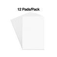 Staples GlueTop Notepads 3"x 5" White 163436