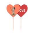 thumbnail image 1 of Diosa de la pureza Palillos de dientes bandera etiqueta de amor selección de pastelitos, 1 of 4