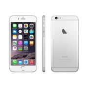 Restored Apple iPhone 6 16GB (Unlocked) with Lightning Cable & Wall Charger, Silver