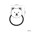 thumbnail image 7 of Minimalist Cartoon Bear Hair Band, Black White Cute Scrunchie, Dainty Sweet Dating Gift, Anniversary Wedding, Women Girls, 7 of 7