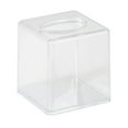 thumbnail image 1 of Cubierta de caja de pañuelos acrílica transparente, soporte dispensador de pañuelos para baño, tocador de dormitorio, encimera, 1 of 6