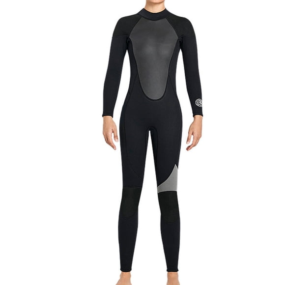 Sonducket Traje de neopreno para adultos, ajuste profesional para deportes acuáticos, ropa de buceo de cuerpo completo, traje de baño, ropa de Deportes acuáticos Mujer/Negro XS