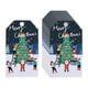 thumbnail image 2 of 100 etiquetas de papel , etiquetas colgantes con orificios, etiquetas navideñas, etiquetas para envolver regalos, suministros para Estilo D, 2 of 9