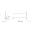 thumbnail image 3 of CMM Touch Probe Styli A-5003-0577 M2 Thread 0.7mm Ball 20mm Length Stylus, 3 of 8