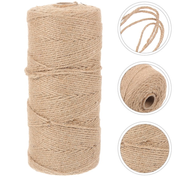 QIFULL Wear Resistant Khaki Sisal Rope for Cat Tree DIY Cuttable Scratch Post and Home Use