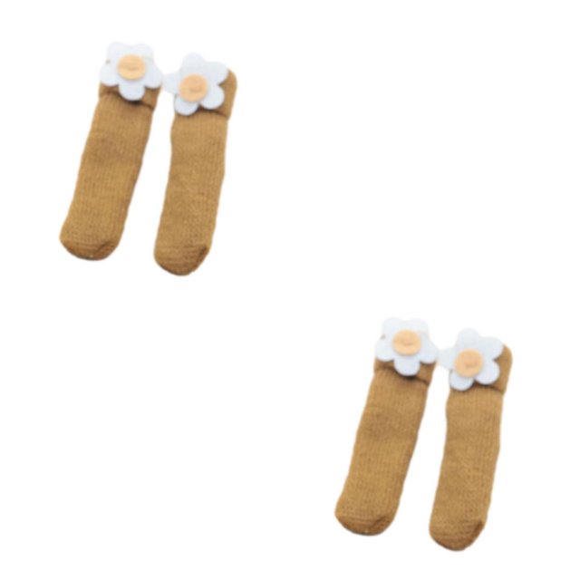 Guardoinrt 24pieces Machine Washable Durable Furniture Foot Cover Floor Protection Solution Premium Polyester style 4 2Set