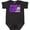 Black Leopard, variant on Inktastic Purple Up Epilepsy Boys or Girls Baby Bodysuit