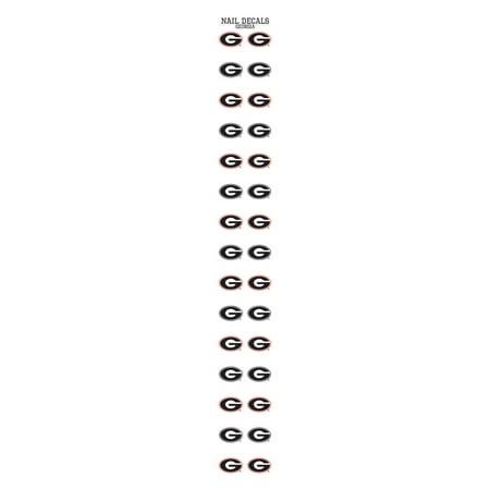 University Of Georgia Nail Sticker Decals