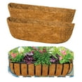 thumbnail image 2 of Lilixerw 2pcs Coco Liners for Planters,23.62 inch Coconut Fiber Liners for Planters Flowers Outdoor Plants, 2 of 6