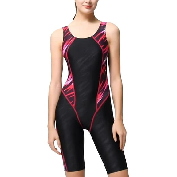 One Piece Swimsuit Women Wimsuit Training Women's Racing Swimsuit Women's Covering The Belly And Looking Thin And Knee Length Cropped Pants Swimsuit 2025 Swimwears