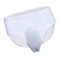 thumbnail image 1 of Calzoncillos Hombre de Seda Bragas Gaff Ocultas Breve Transgénero Ropa Divertida para Esposa Novia Macarena Ropa interior Crossdresser, 1 of 8
