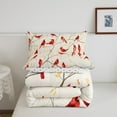 thumbnail image 4 of Erosebridal Cardinal Bird Comforter Sets Toddler Size, Tree Branches Down Comforter, 2-Piece, 4 of 6