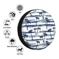 thumbnail image 4 of Naloa Retro Coconut Tree PVC Leather Spare Tire Wheel Cover for Car Truck SUV Camper Trailer Universal Fit many size16 inch, 4 of 6